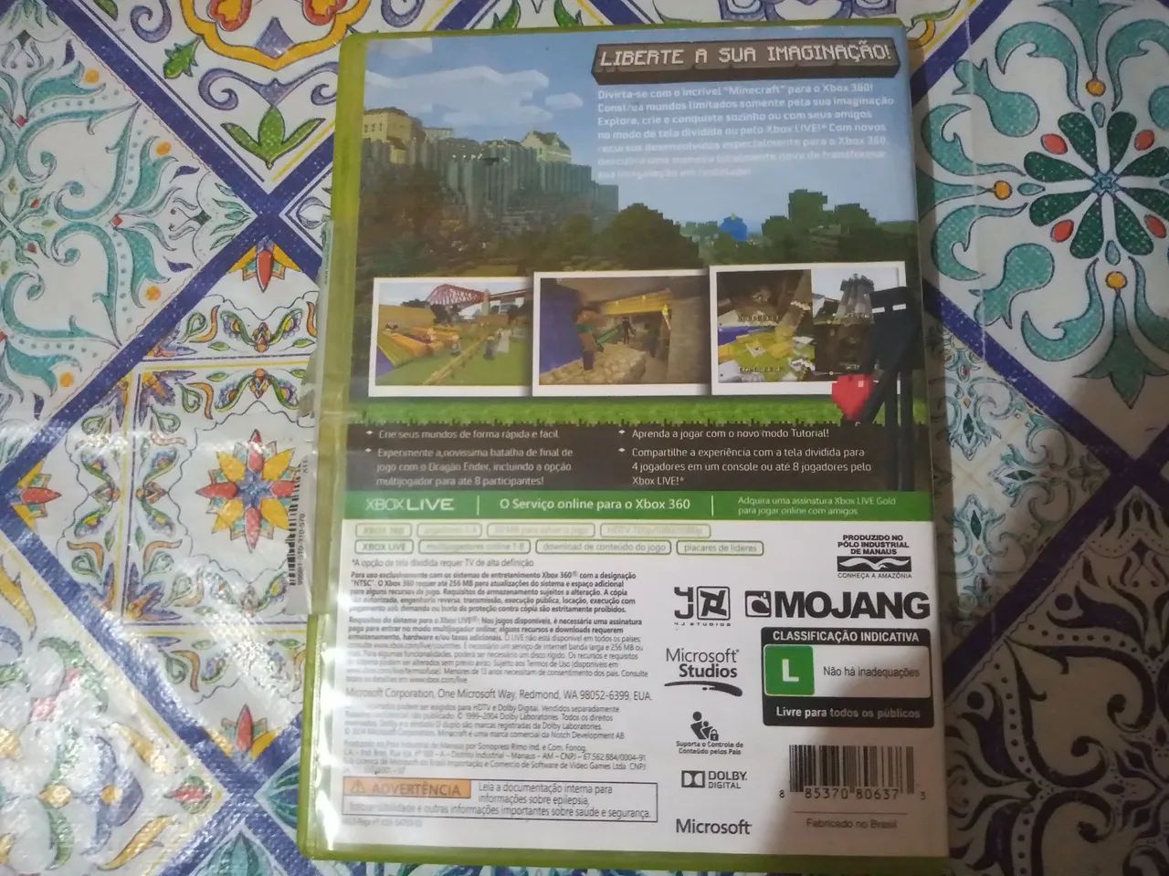Jogo Minecraft Xbox 360 Edition usado - Foto 2