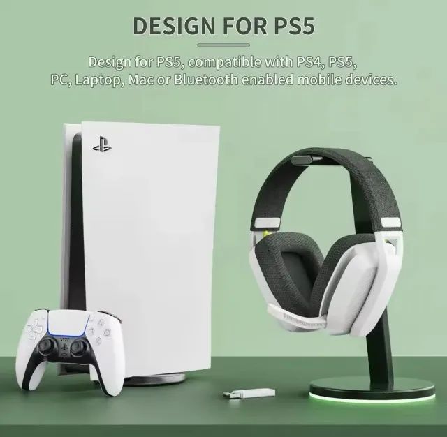 Headset Gamer Binnune Bw06 Sem Fio 2.4ghz Bluetooth - Foto 5