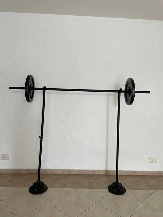 Halteres de 20kg com Suporte - Foto 2