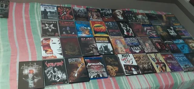 DVDs música filmes shows documentários 