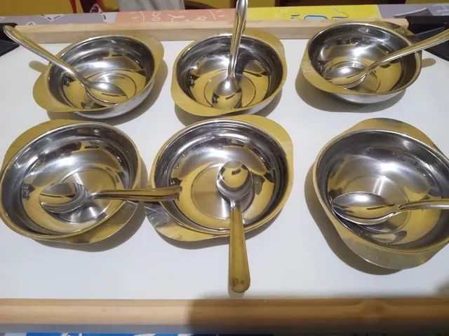 Promoção Conjunto de sobremesa inox 12 peças  - Foto 2