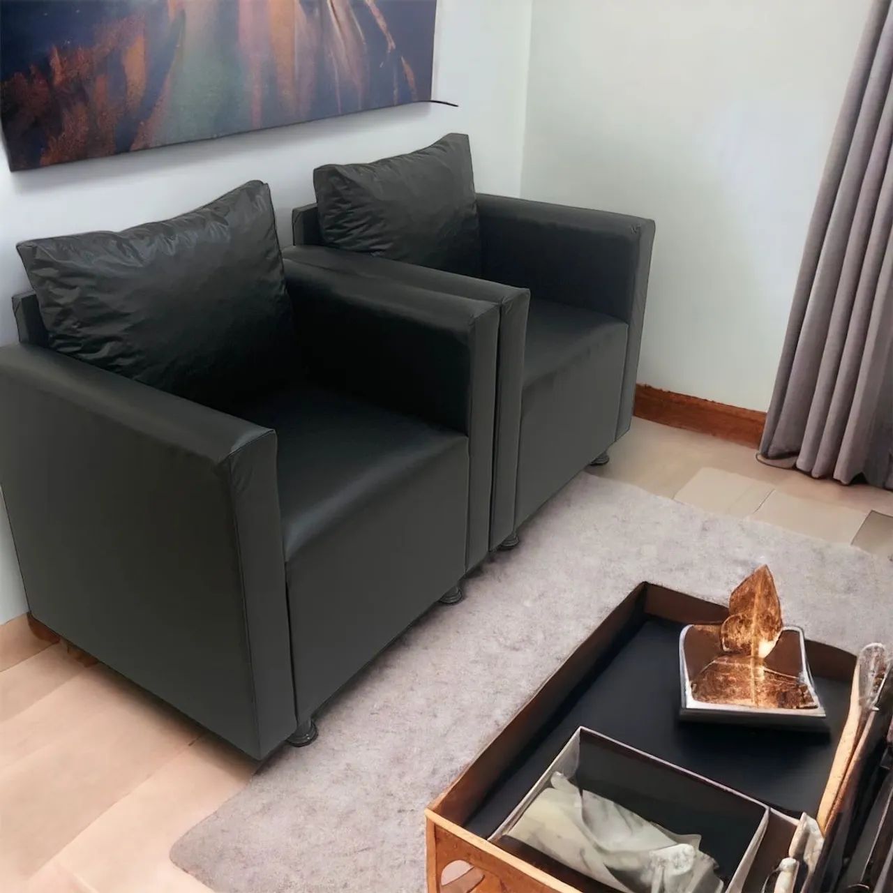POLTRONA de 1 lugar em CORINO várias cores, Ofertaço, aproveite! - Foto 4