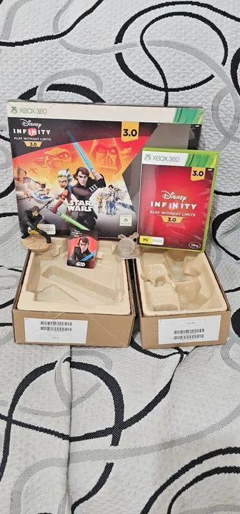 KIT INFINITY 3.0 STAR WARS FIGURA AÇÃO JOGO E MUNDO INCLUSO - Foto 2