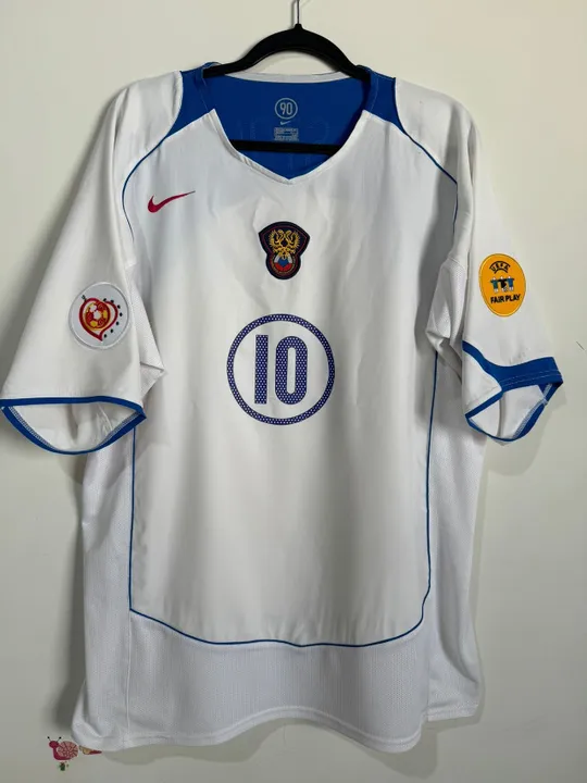 Camisa Rusia Euro 2004 Mostovoi 10 Original