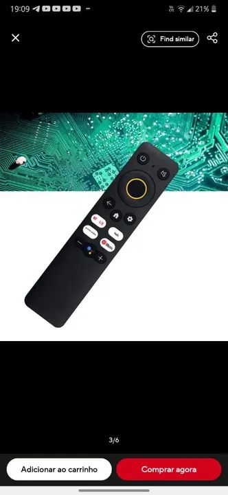 Controle realme stick 4k em otimo estado - Foto 4