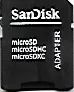 Adaptor de cartão micro-SD a cartão SD Sandisk (adaptador)