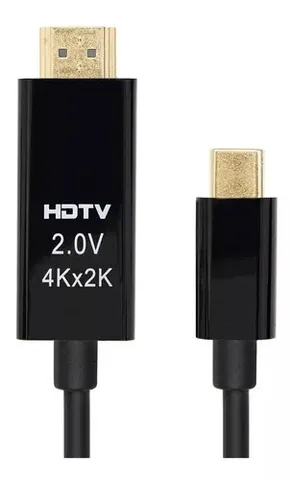 Cabo Tipo C Usb C 3.1 Para Hdmi 1.8 Metros 4k