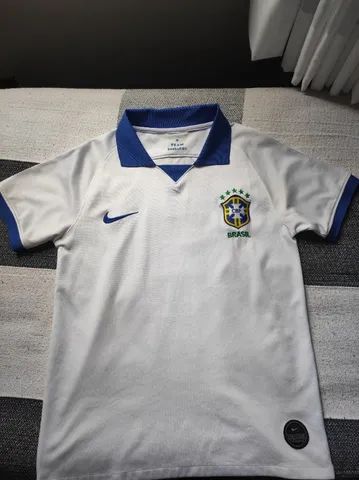 Camiseta Seleção Brasileira Branca / Camisa Brasil Folha Branca / Camisa  Branca Brasil | Roupa Esportiva Masculino Nunca Usado 72292048 | enjoei