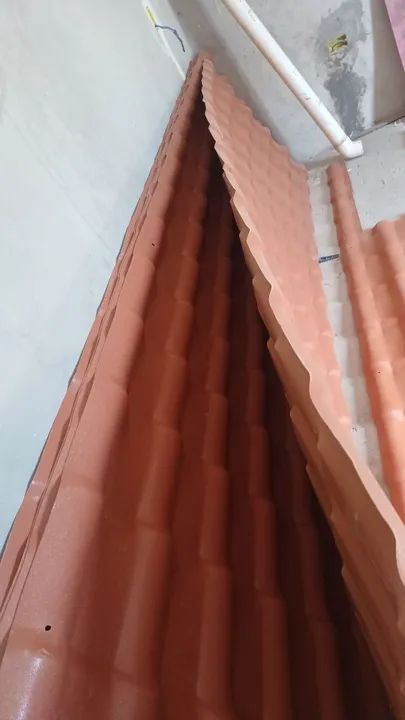 06 telhas de PVC novas - Foto 2