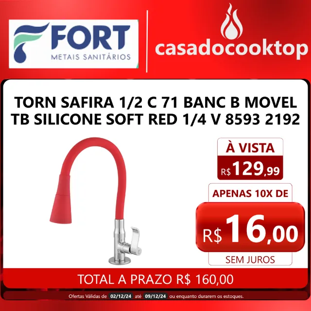 TORN SAFIRA 1/2 C71 BANC B. MOVEL TB SILICONE SOFT RED 1/4 V. 8593(2192