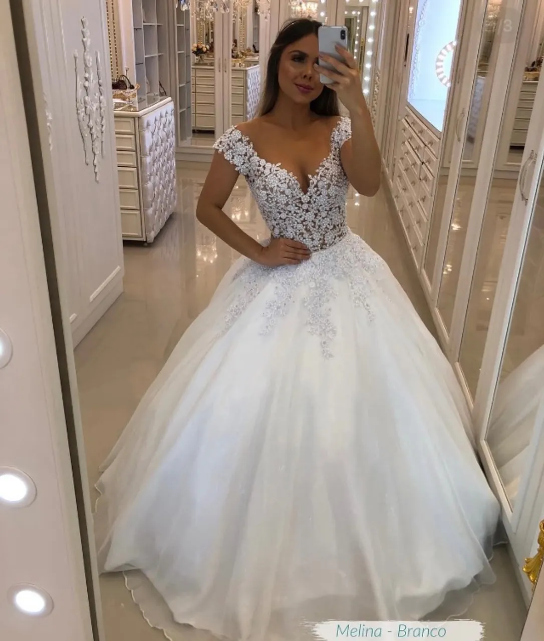 Vestido de noiva (estilista Bárbara Melo)