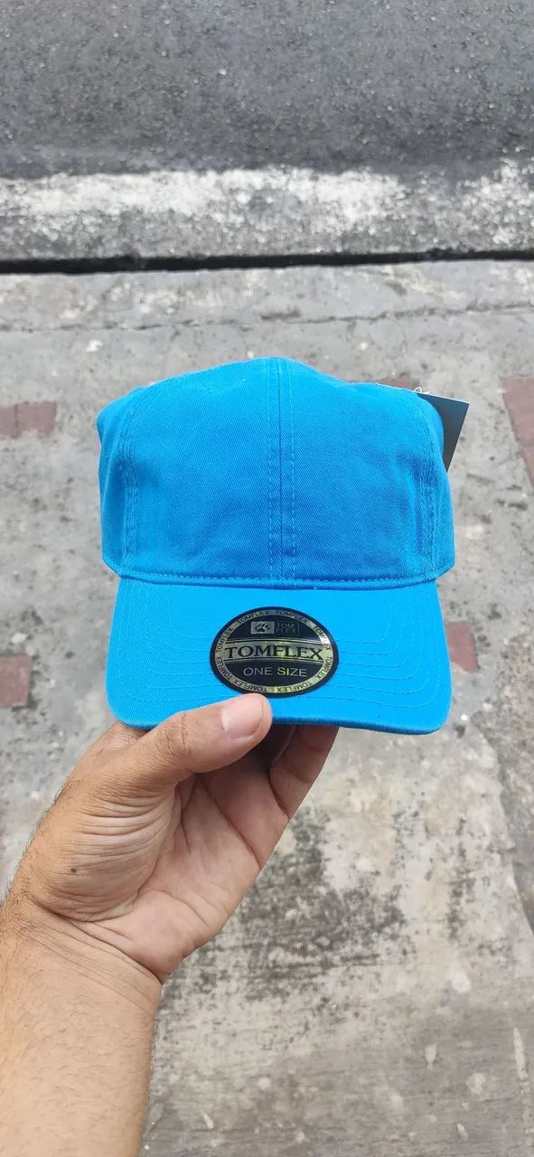 Boné Azul Tomflex - Tamanho Único Modelo DAD HAT
