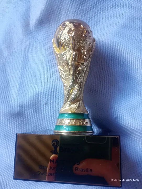 Miniatura Taça copa do mundo 2014 
