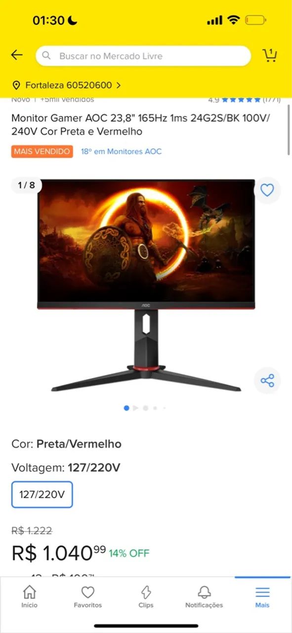 Monitor Gamer AOC