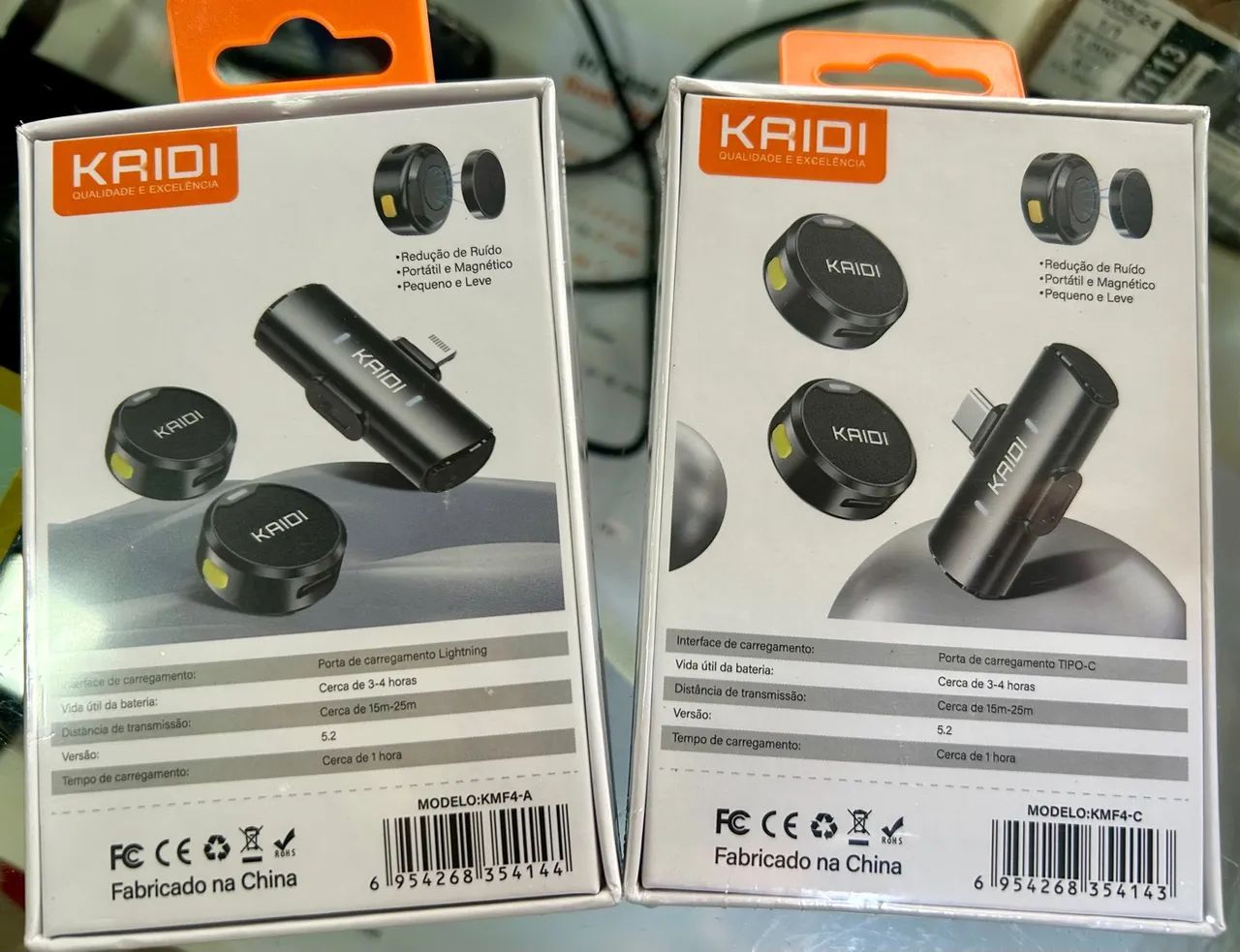 Microfone de Lapela Sem Fio KAIDI !!!! - Foto 5