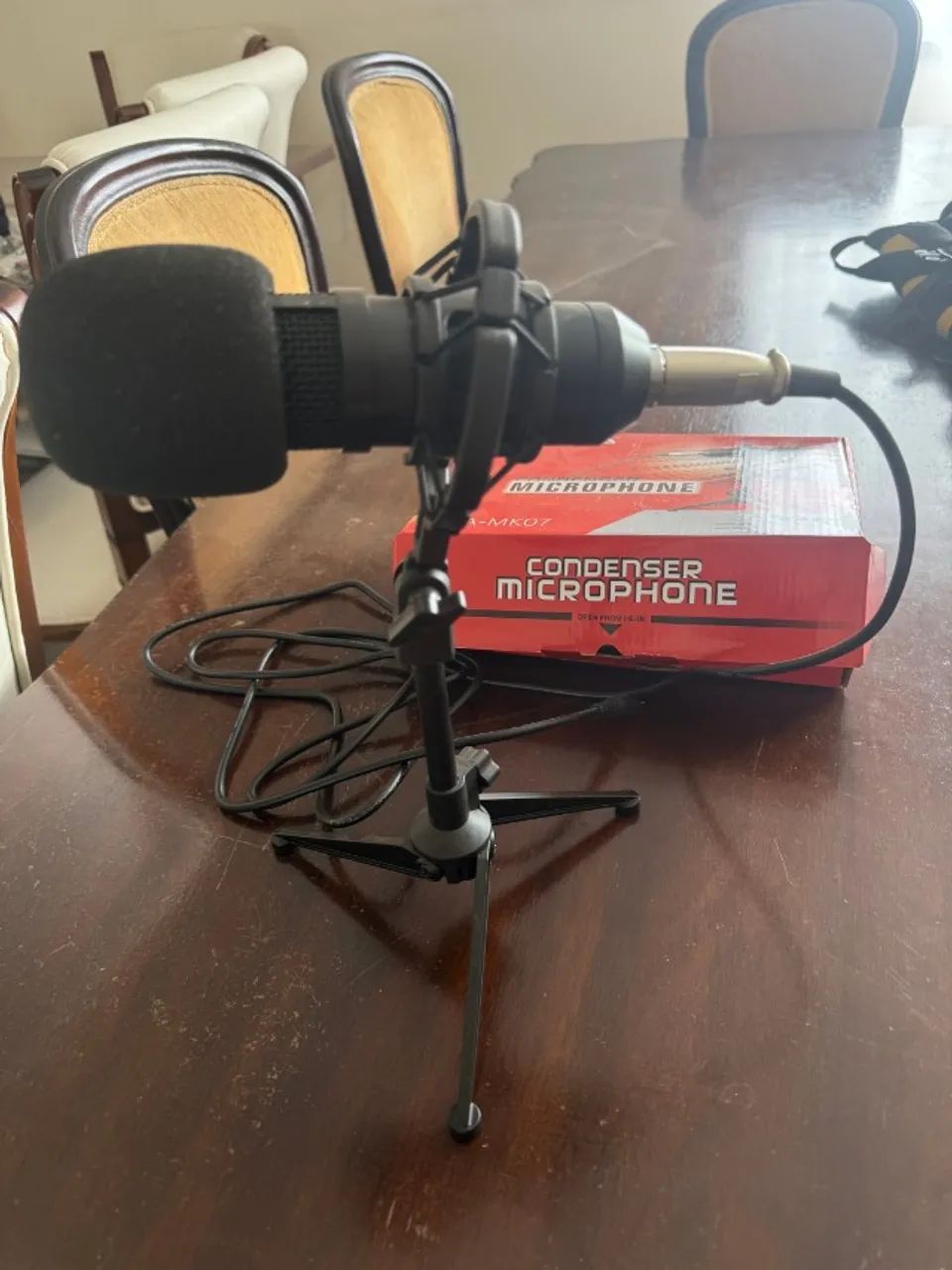 Microfone Condensador Satellite A-MK07 