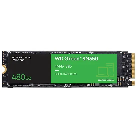 SSD Western Digital M.2 480GB SN350 Green Nvme - WDS480G2G0C