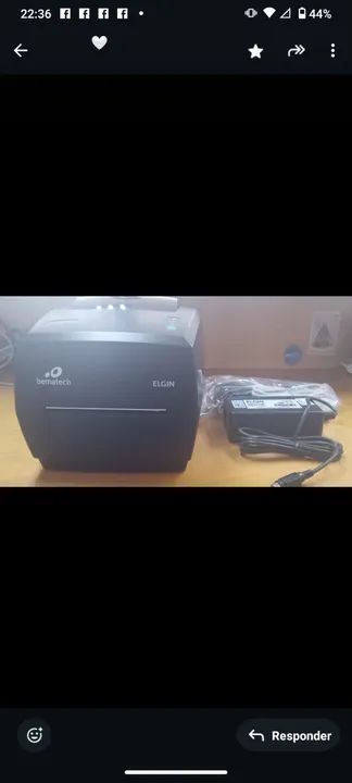 Impressora de etiquetas+leitor de codigo de barras 