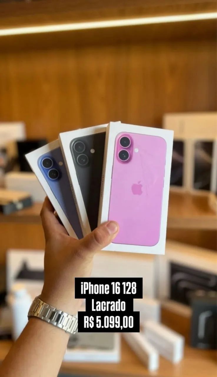 iPhone 16 lacrado 128 gigas