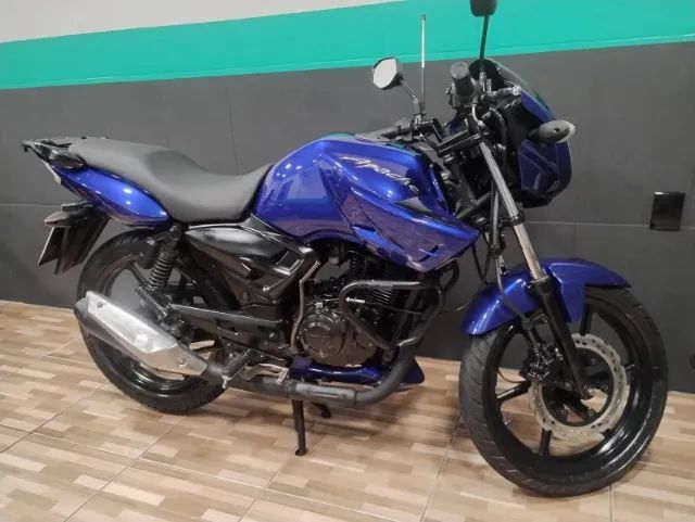 Dafra Apache 2012 Azul Exclusiva Aceito Troca Parcelo no Cartão de Crédito  - Foto 5