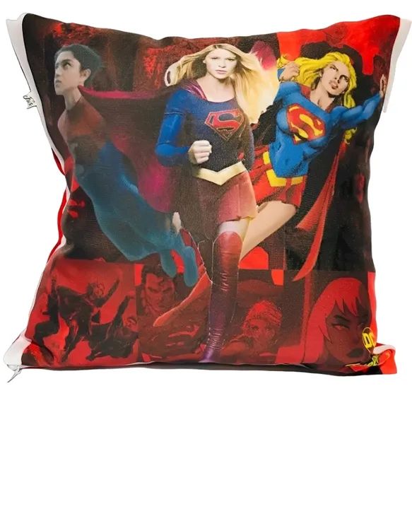 Almofada 30x30 supergirl(Capa com zíper+enchimento)!
