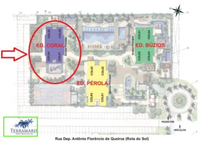 Edifício Coral de Ponta Negra - Apto 3/4 com suíte de 79 m², 2 vagas por 713.705 - Foto 4