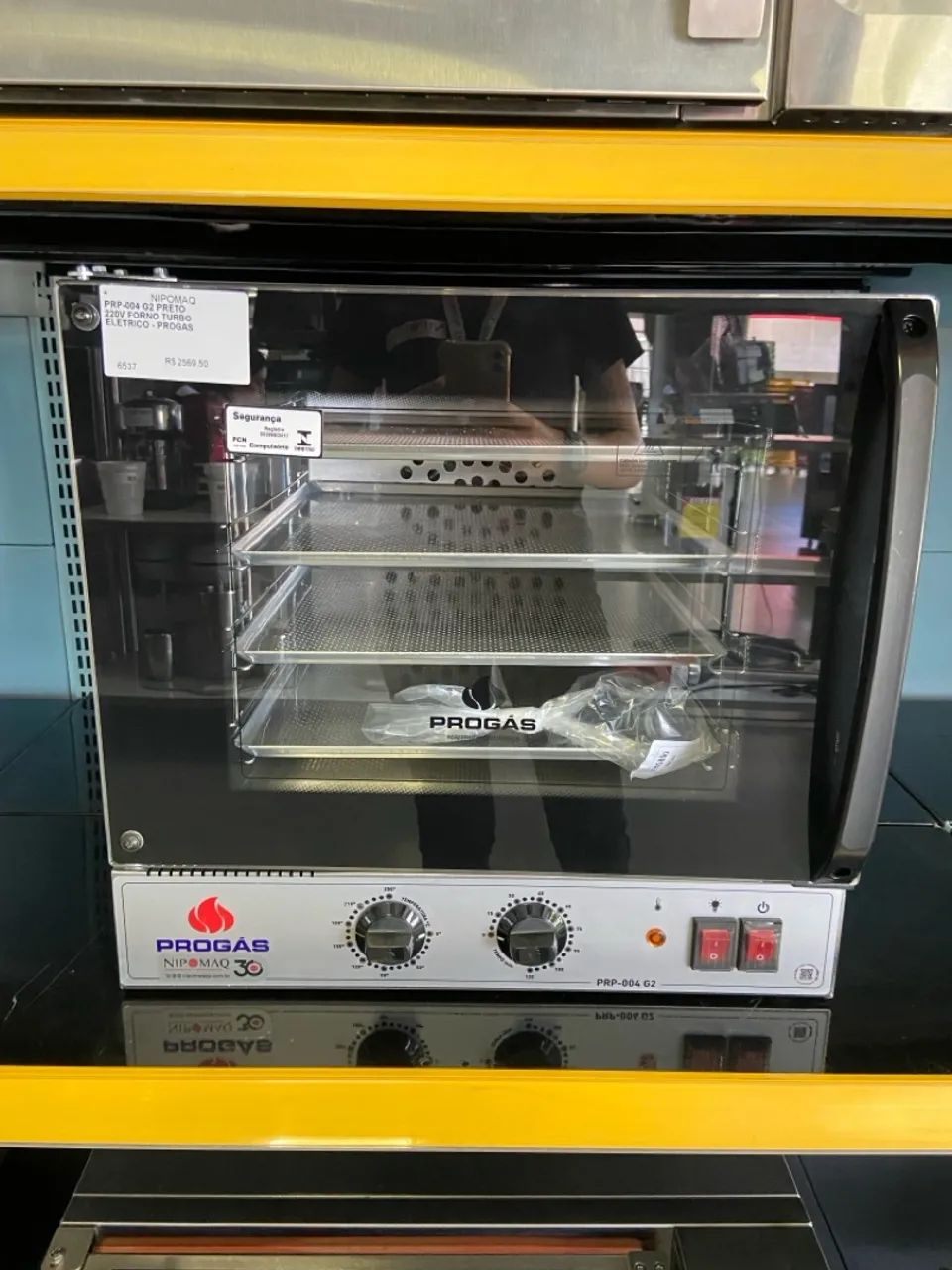 PRP-004 G2 PRETO FORNO TURBO ELÉTRICO - PROGAS