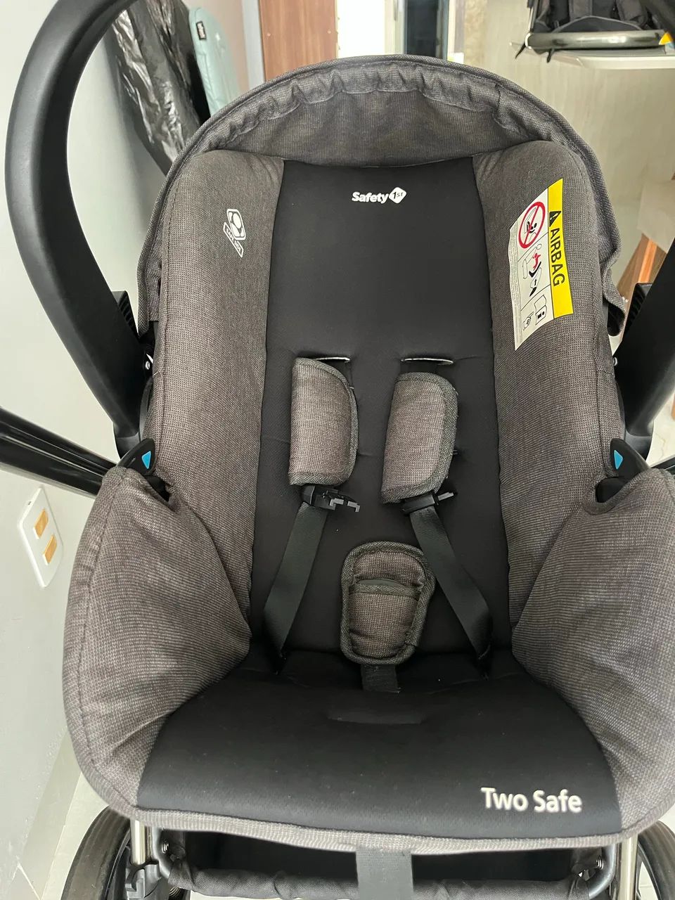 Travel System Safety 1st, Discover Trio, com Isofix, 0 a 15kg, Grey Chrome - Foto 4