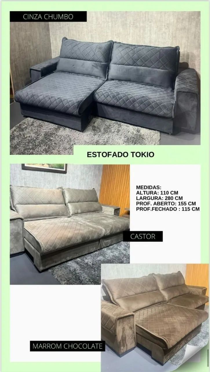 Sofá de Canto Tokio - Conforto e Estilo para sua Sala!