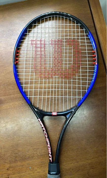 Wilson Match Point Racet Raquete de Tênis Wilson Match Point Titanium - Esportes de Quadra e Ao ...