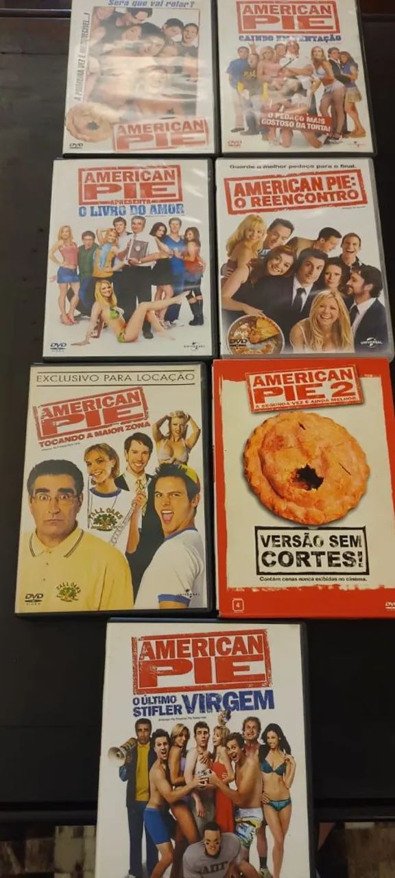 Coleção de DVDs American Pie - Todos os Filmes