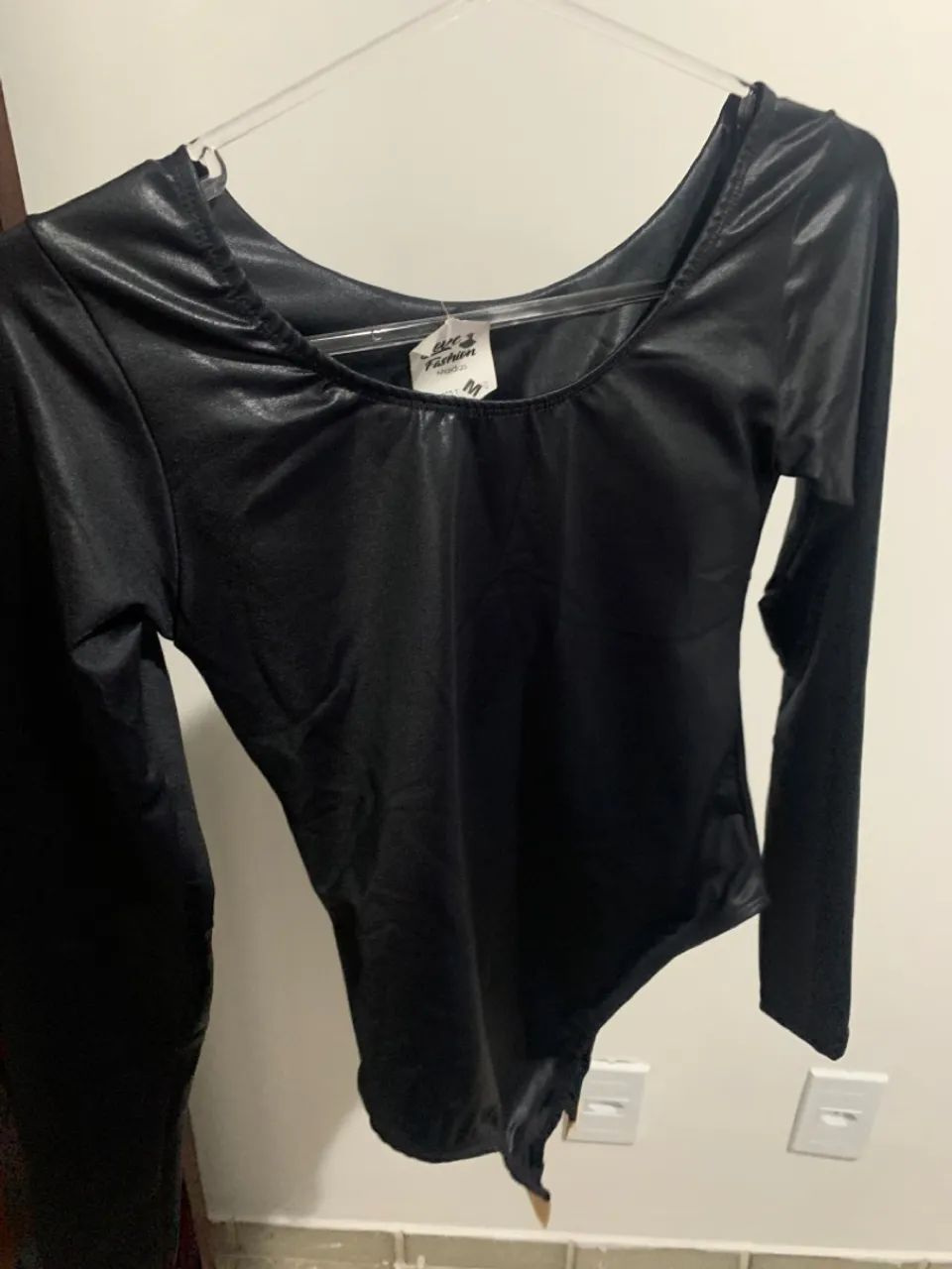 Body de manga longa preto - Foto 2