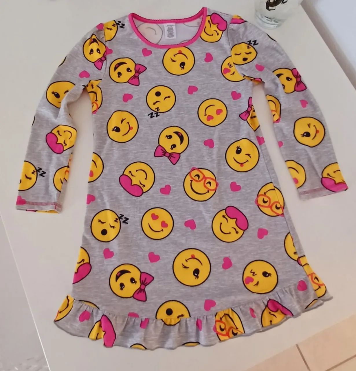 Camisola Infantil Emoji Divertida - Confort 7/8 anoso e Estilo!