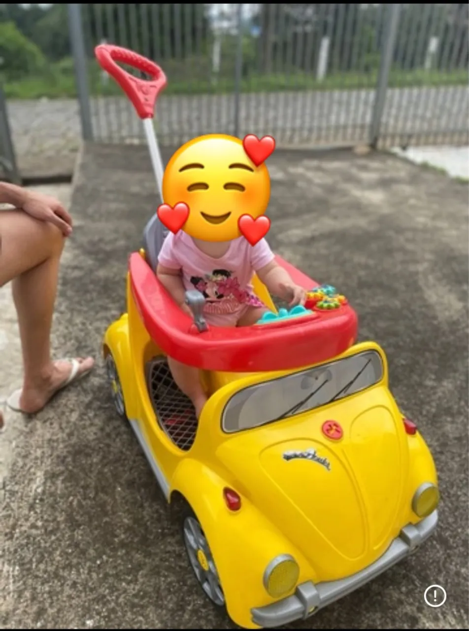 Carrinho Infantil de Passeio - Amarelo