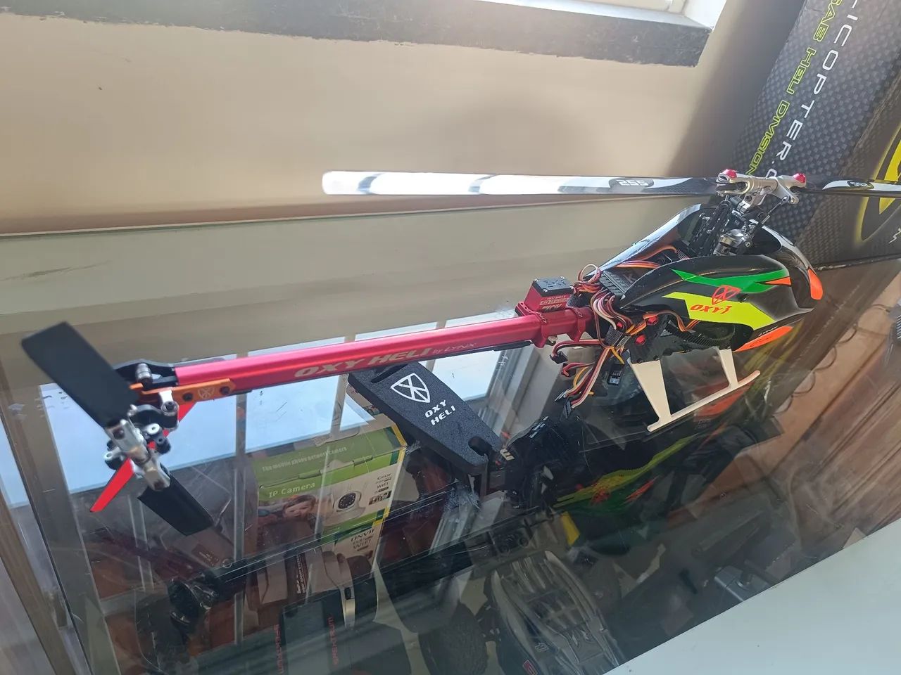 Helicóptero Oxy 3 Semelhante ao Trex 450 Rádio Controlado  - Foto 4