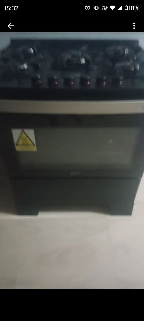  FOGAO c defeito funcionando 4 bocas fácil de arrumar 200