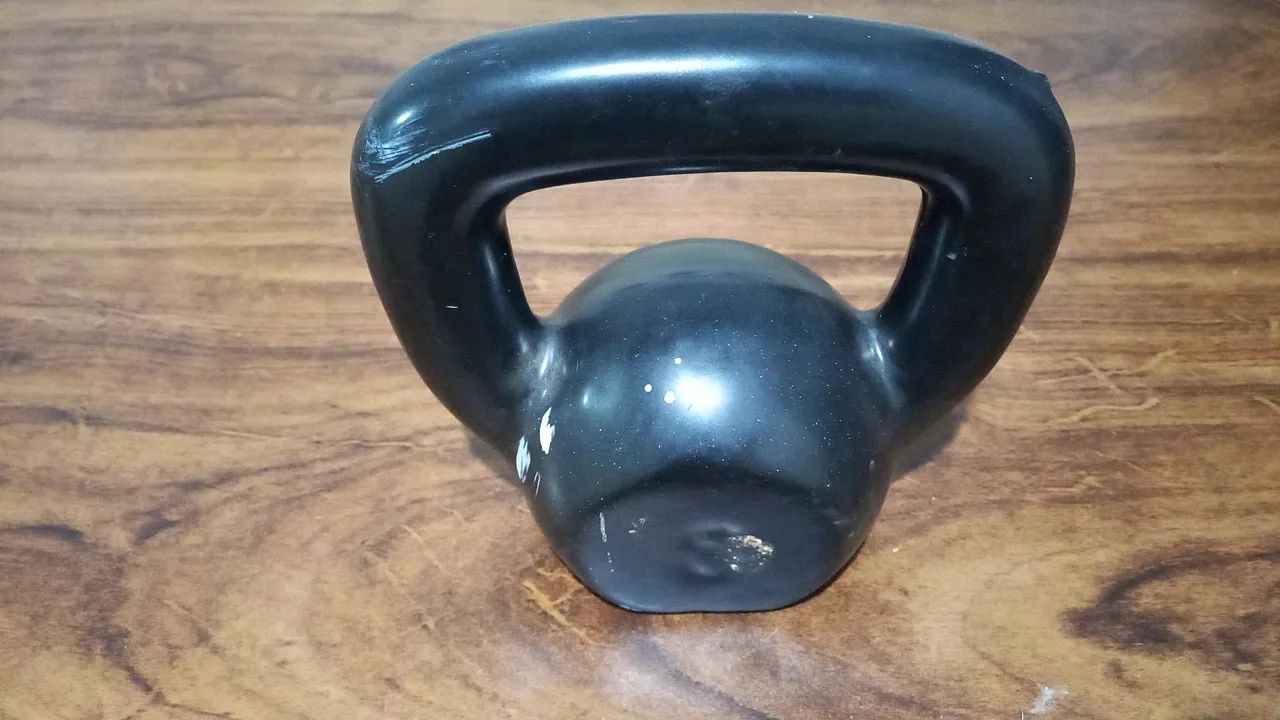 kettlebell 8kg emborrachado - Foto 4