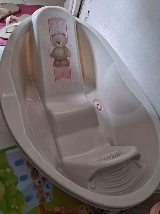 Banheira de bebê (kit enxoval) - Foto 6