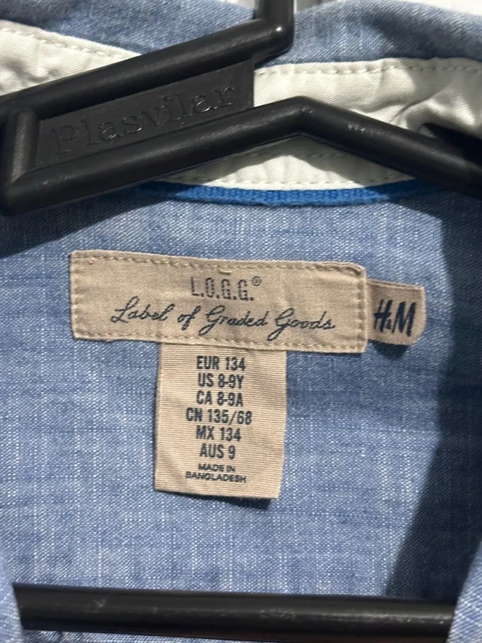 Camisa Infantil Azul | H&M - Foto 3