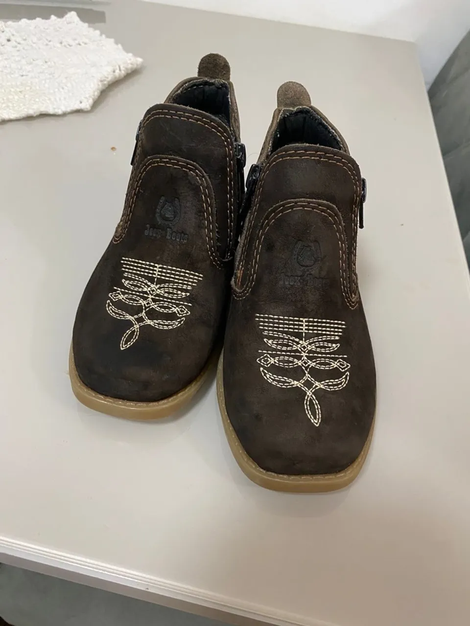 Botas infantis de couro - Jeep Boots