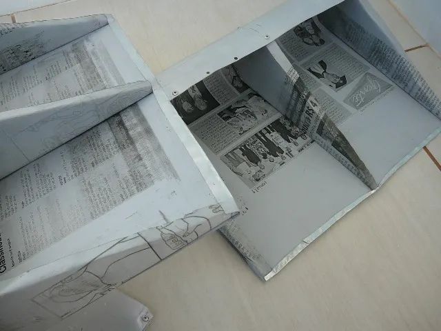 3 pás para gerador eólico vertical - em alumínio - artesanal - Foto 5