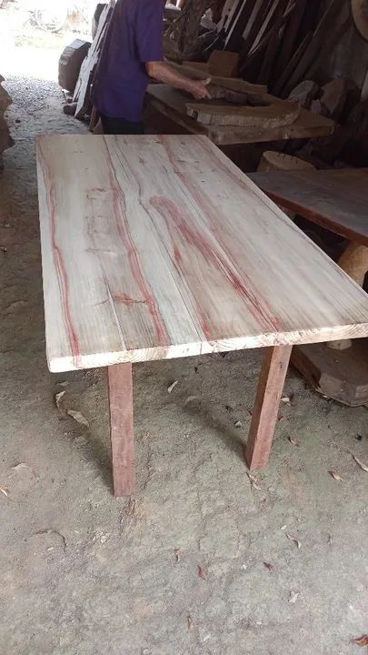 Mesa de madeira rústica para escritório427577590783027203