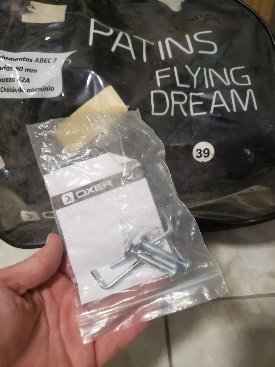 Patins Inline Adulto - Tamanho Ajustável - Foto 6