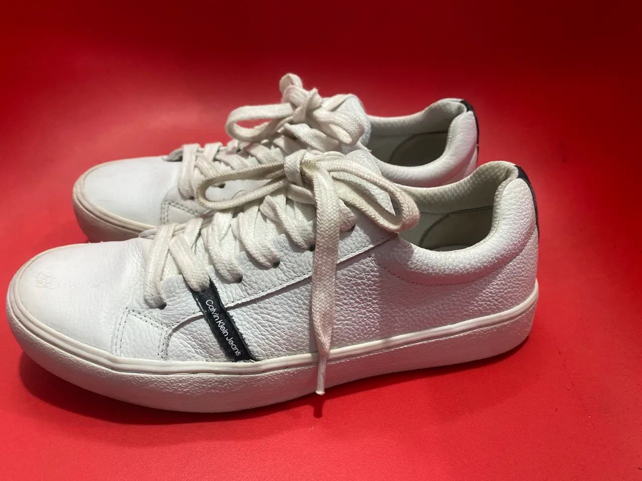 Tênis Calvin Klein Branco nr 36