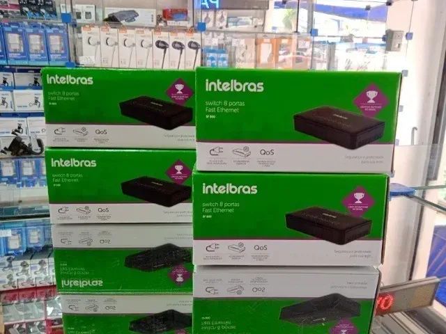 Switch 8 Portas Intelbras (Distribuidora JK Eletrônicos, Honestidade e Qualidade) - Foto 2