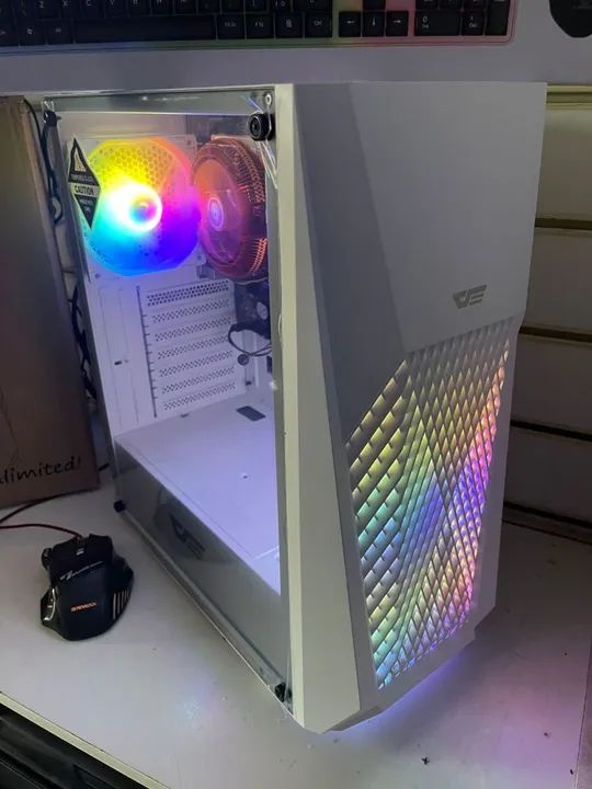 Pc Gamer Fx Branco Luxo Novo Lacrado na Caixa  - Foto 2