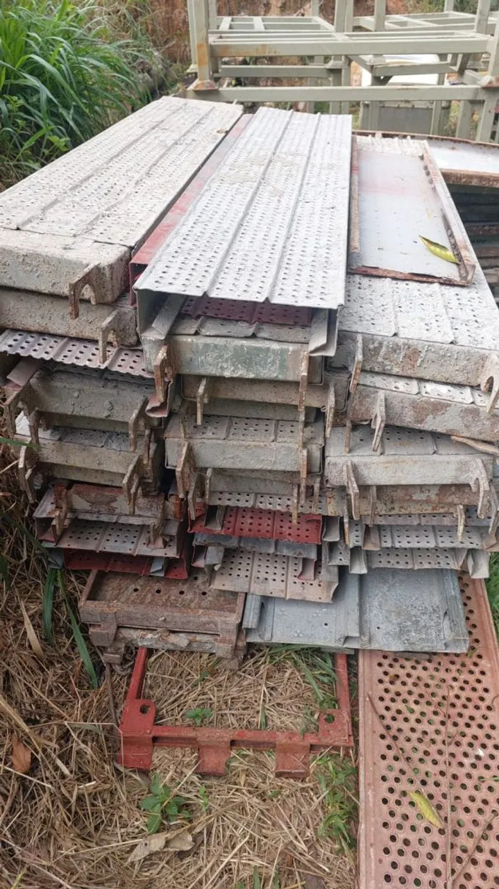 Plataforma metálica de andaime