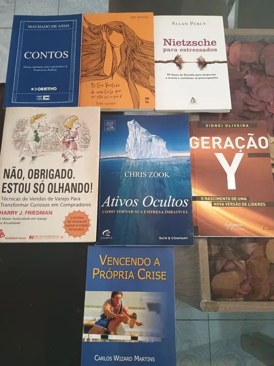 Livros em ótimo estado de conservação