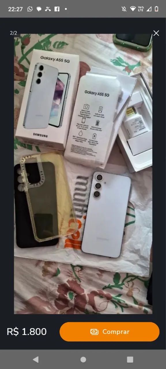A55 vendo ou troco com volta pra mim  - Foto 2