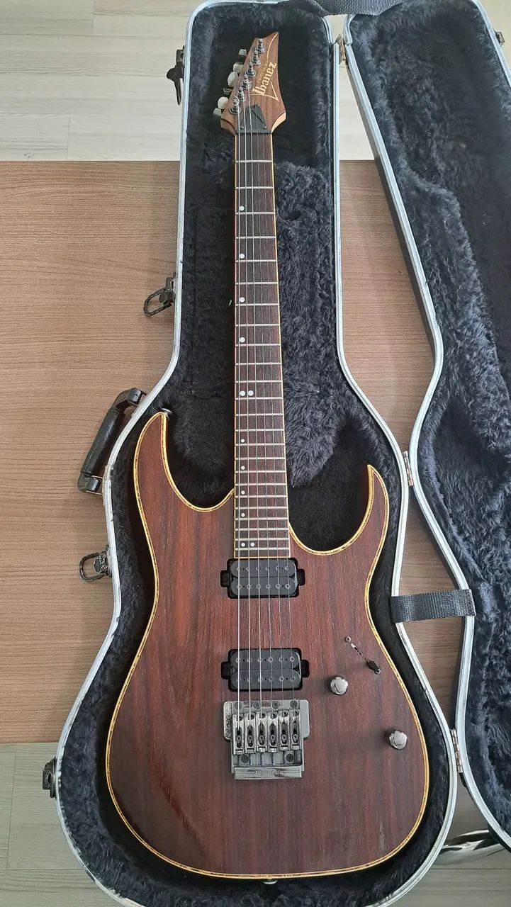 Guitarra Ibanez Premium RG721RW - case SKB